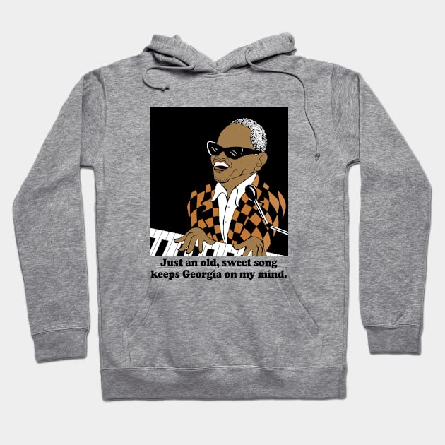 RAY CHARLES FAN ART Hoodie by cartoonistguy